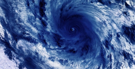 blue hurricane eye